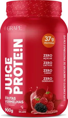 Pote JU!CE Protein sabor Frutas Vermelhas